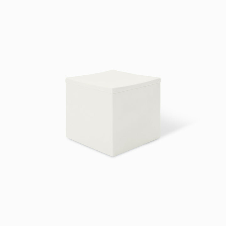 Lounge Cube Stool by Serralunga Furniture Stool